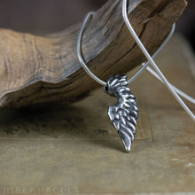Загрузить изображение в средство просмотра галереи, Little Angel Wing -- Pendant In Bronze or Silver | Hibernacula