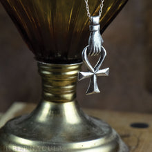 Load image into Gallery viewer, Ankh -- Pendant &amp; Chain in Bronze or Silver | Hibernacula
