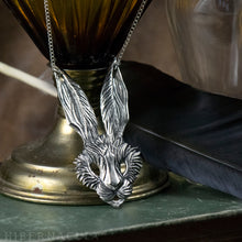 Load image into Gallery viewer, March Hare -- Necklace in Bronze or Silver | Hibernacula
