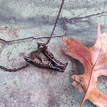 Load image into Gallery viewer, Hunter -- Jawbone Pendant in Bronze or Silver | Hibernacula
