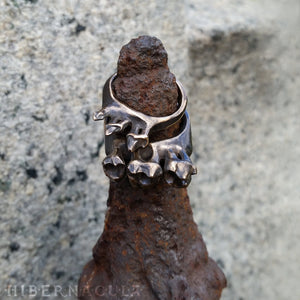 Omnivore -- Tooth Ring in Bronze or Silver | Hibernacula