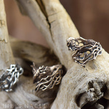 Load image into Gallery viewer, Mandrake Root -- Wrap Ring in Bronze or Silver | Hibernacula
