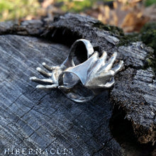 Load image into Gallery viewer, Manifestation -- Hand Ring in Bronze or Silver | Hibernacula
