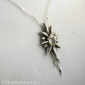 The Star -- Silver & Gemstone Pendant & Chain | Hibernacula