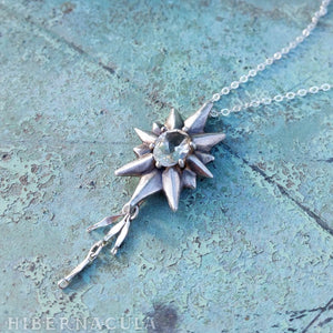 The Star -- Silver & Gemstone Pendant & Chain | Hibernacula