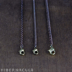 Antiqued Brass Chains -- 3 Styles | Hibernacula