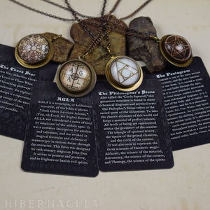 Eternity Pentagram -- Brass Pendant | Hibernacula