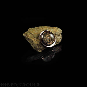 Eternity Pentagram -- Brass Pendant | Hibernacula