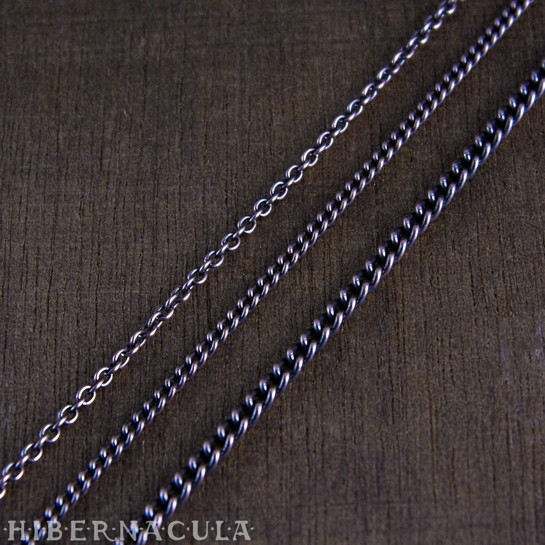Antiqued Brass Chains -- 3 Styles | Hibernacula