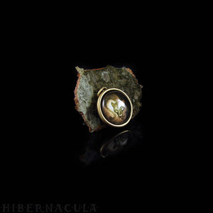 Panther Spirit -- Brass Animal Totem Pendant | Hibernacula