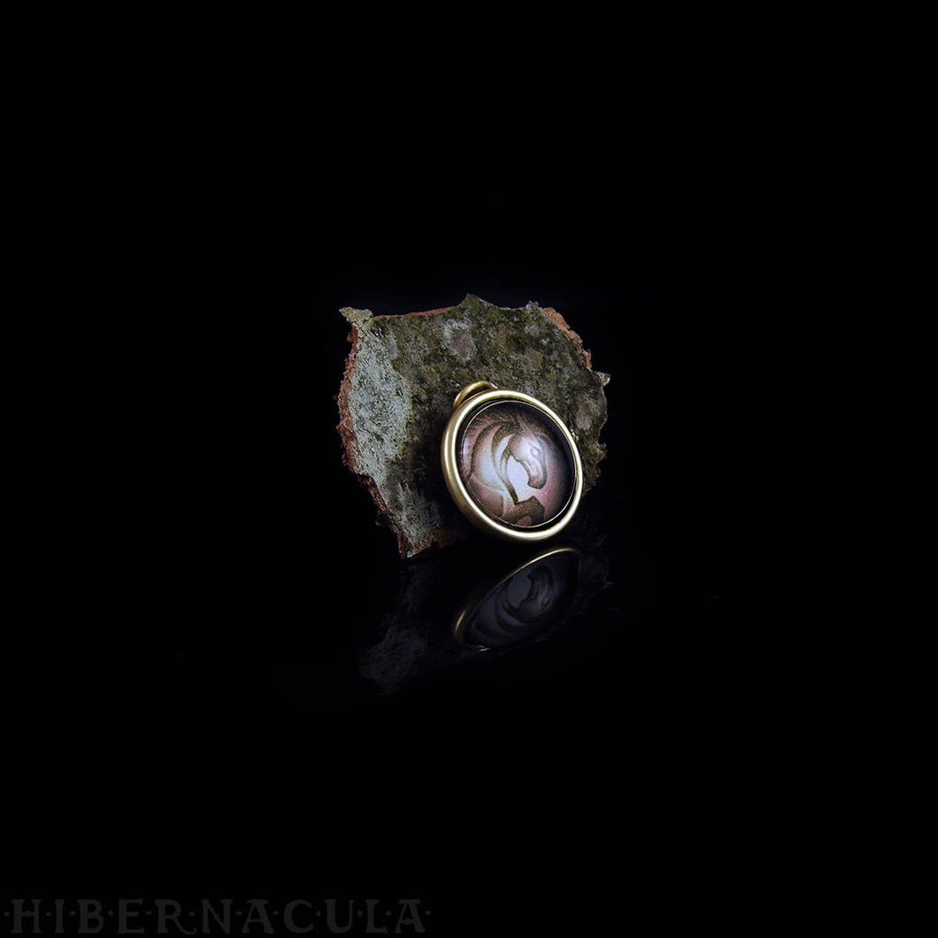 Horse Spirit -- Brass Animal Totem Pendant | Hibernacula