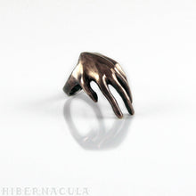 Load image into Gallery viewer, Manifestation -- Hand Ring in Bronze or Silver | Hibernacula
