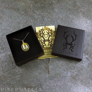 Key of Ra -- Brass Pendant with Original Artwork | Hibernacula