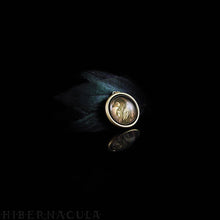 Load image into Gallery viewer, Crow / Raven Spirit -- Brass Animal Totem Pendant | Hibernacula
