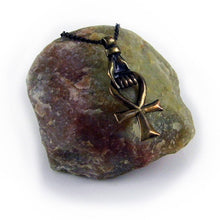 Load image into Gallery viewer, Ankh -- Pendant &amp; Chain in Bronze or Silver | Hibernacula

