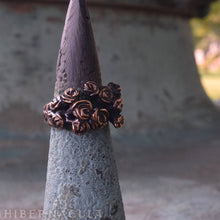 Load image into Gallery viewer, Hedge Rose -- Wrap Ring in Bronze or Silver | Hibernacula
