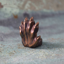 Load image into Gallery viewer, Pounce -- Cat&#39;s Paw Ring in Bronze or Silver | Hibernacula
