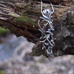 The Briar Thornbraid -- Thorn Puzzle Necklace in Bronze or Silver | Hibernacula