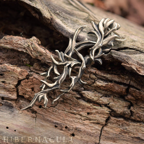 The Briar Thornbraid -- Thorn Puzzle Necklace in Bronze or Silver | Hibernacula