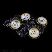 Load image into Gallery viewer, Alchemy Symbols -- Brass Pendants | Hibernacula
