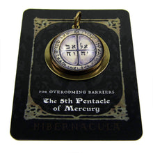 Load image into Gallery viewer, 5th Pentacle of Mercury  -- A Talisman for Overcoming Barriers | Hibernacula
