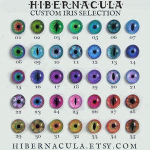 Numina Iris Earrings -- Stud/Hook with 35 Iris Designs | Hibernacula