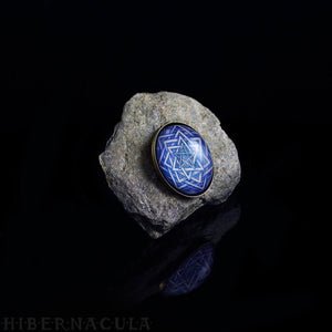 Unfolding Universe Mandala -- Brass Pendant | Hibernacula