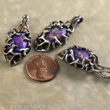 Load image into Gallery viewer, Dreamstone -- Violet Imperial Jasper &amp; Silver Pendant | Hibernacula

