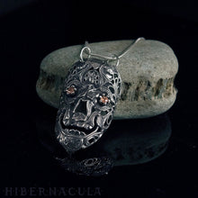 Load image into Gallery viewer, Calavera -- Gold Sapphire Mask in Bronze or Silver | Hibernacula
