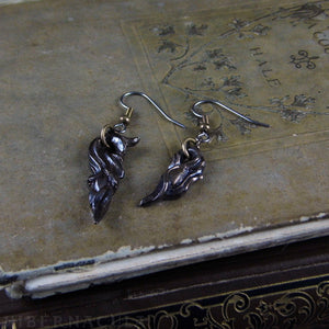 Prima Materia: Seed and Sprout -- Alchemical Earrings in Bronze or Silver | Hibernacula