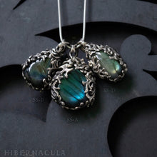 Load image into Gallery viewer, Night in the Forest -- Labradorite in Bronze or Silver | Hibernacula
