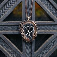 Загрузить изображение в средство просмотра галереи, Septarian Egg -- Septarian Nodule Amulet in Bronze | Hibernacula
