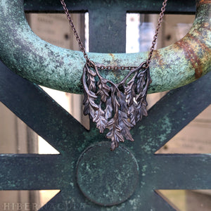 Oak Bough -- Pendant in Bronze or Silver | Hibernacula