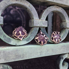 Load image into Gallery viewer, Star Amethyst Amulet -- In Bronze | Hibernacula
