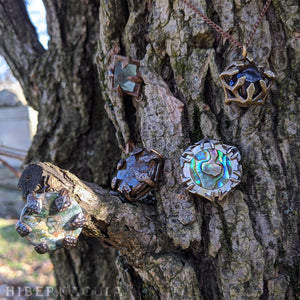 A Song of the Moon and Sea -- Silver, Abalone Shell, Mother of Pearl | Hibernacula
