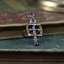 Load image into Gallery viewer, Anima Mundi -- Alchemy Ring in Bronze or Silver | Hibernacula

