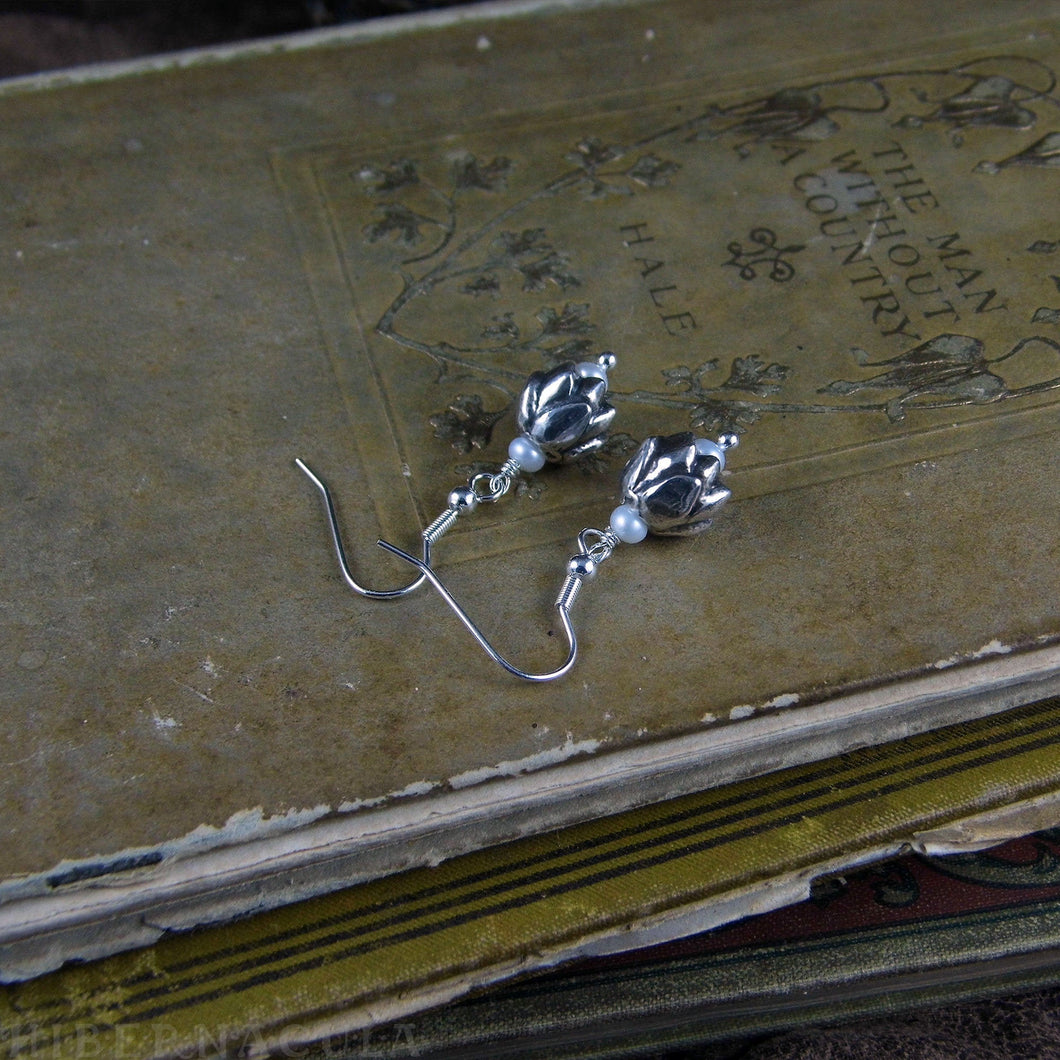 Artichoke -- Earrings in Bronze or Silver | Hibernacula