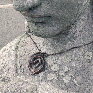The Serpent's Circle -- Pendant in Sterling Silver or Bronze | Hibernacula
