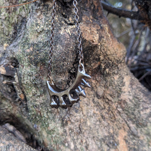Bite -- Necklace In Bronze or Silver | Hibernacula