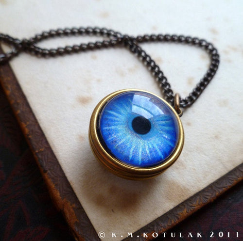 Spherical Numina Iris Pendant -- True Blue, Large | Hibernacula