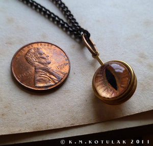 Spherical Numina Iris Pendant -- Lynx, Small | Hibernacula