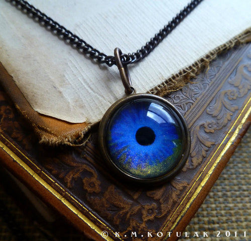 Iris Charm -- Indigo / Large Pendant | Hibernacula