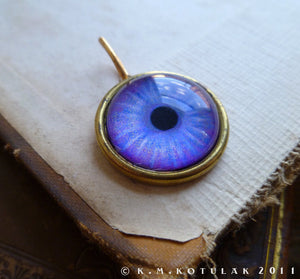 Iris Charm -- Violet / Large Pendant | Hibernacula