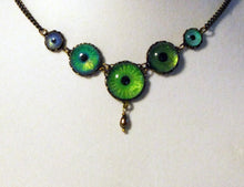 Load image into Gallery viewer, Emerald Glade -- Numina Iris Necklace | Hibernacula
