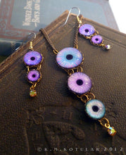 Load image into Gallery viewer, Azure -- Numina Iris Necklace &amp; Earring Set | Hibernacula
