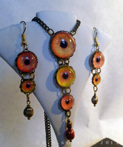 Aesop's  Heart -- Numina Iris Necklace & Earring Set | Hibernacula