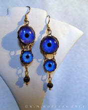 Load image into Gallery viewer, Sapphire Sky -- Numina Iris Earrings | Hibernacula
