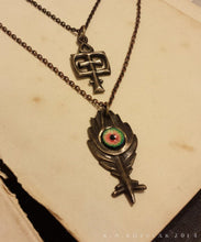 Load image into Gallery viewer, Alchemist&#39;s Key of Transmutation -- Pendant in Bronze or Silver | Hibernacula
