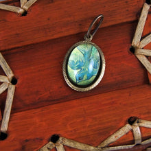 Load image into Gallery viewer, The Sky is Falling -- Brass Pendant with Original Artwork | Hibernacula

