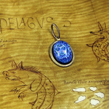 Загрузить изображение в средство просмотра галереи, Moon Jelly -- Brass Pendant with Original Artwork | Hibernacula
